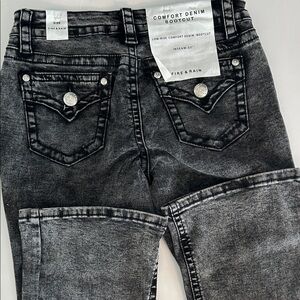 Charcoal Bootcut Jeans